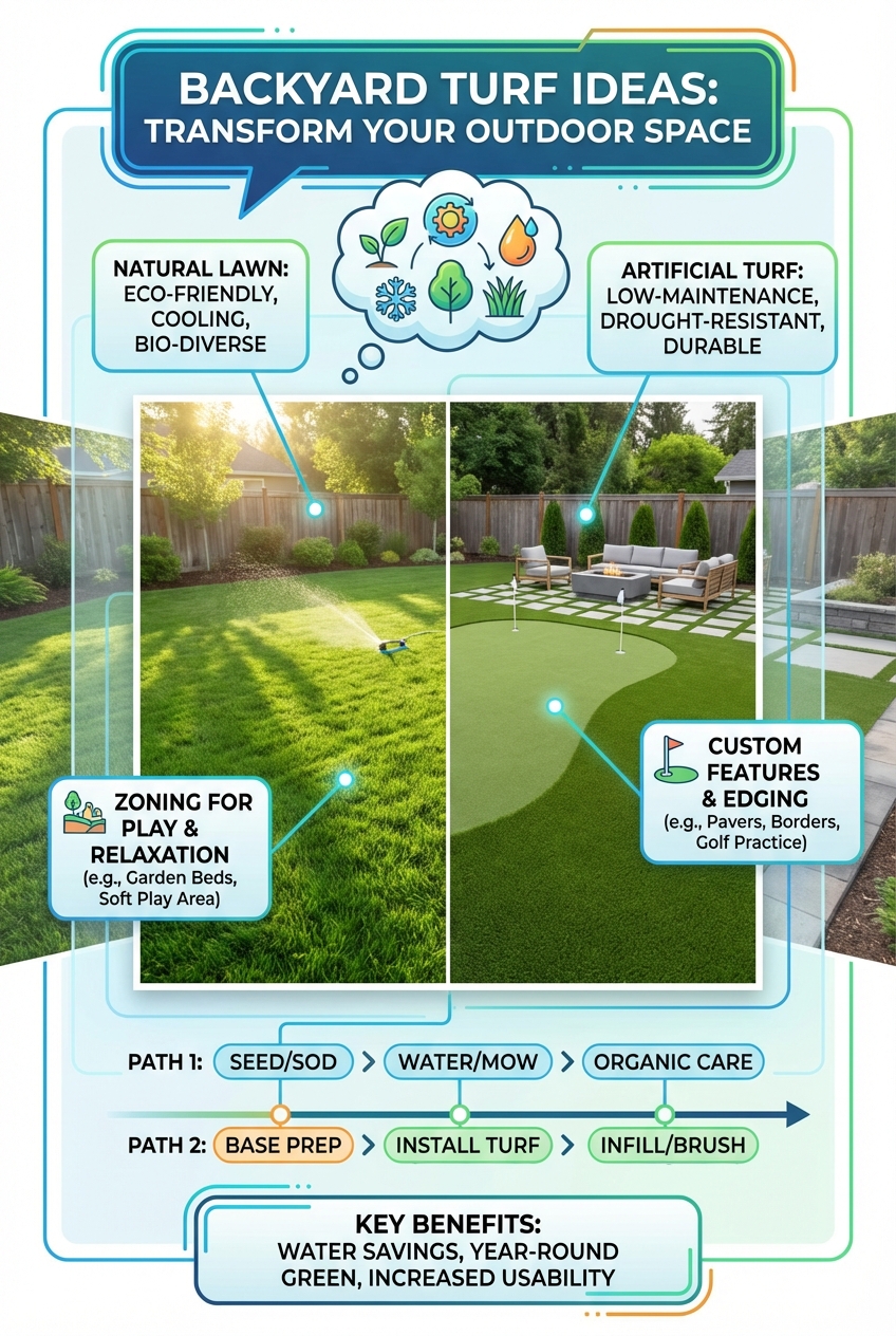 Backyard Turf Ideas Transform Your Outdoor Space - photo 4