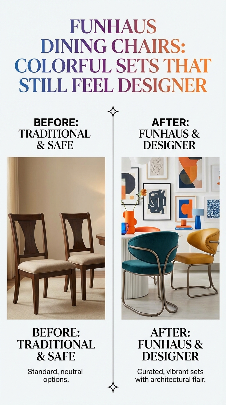 FunHaus Dining Chairs: Colorful Sets That Still Feel Designer - photo 5