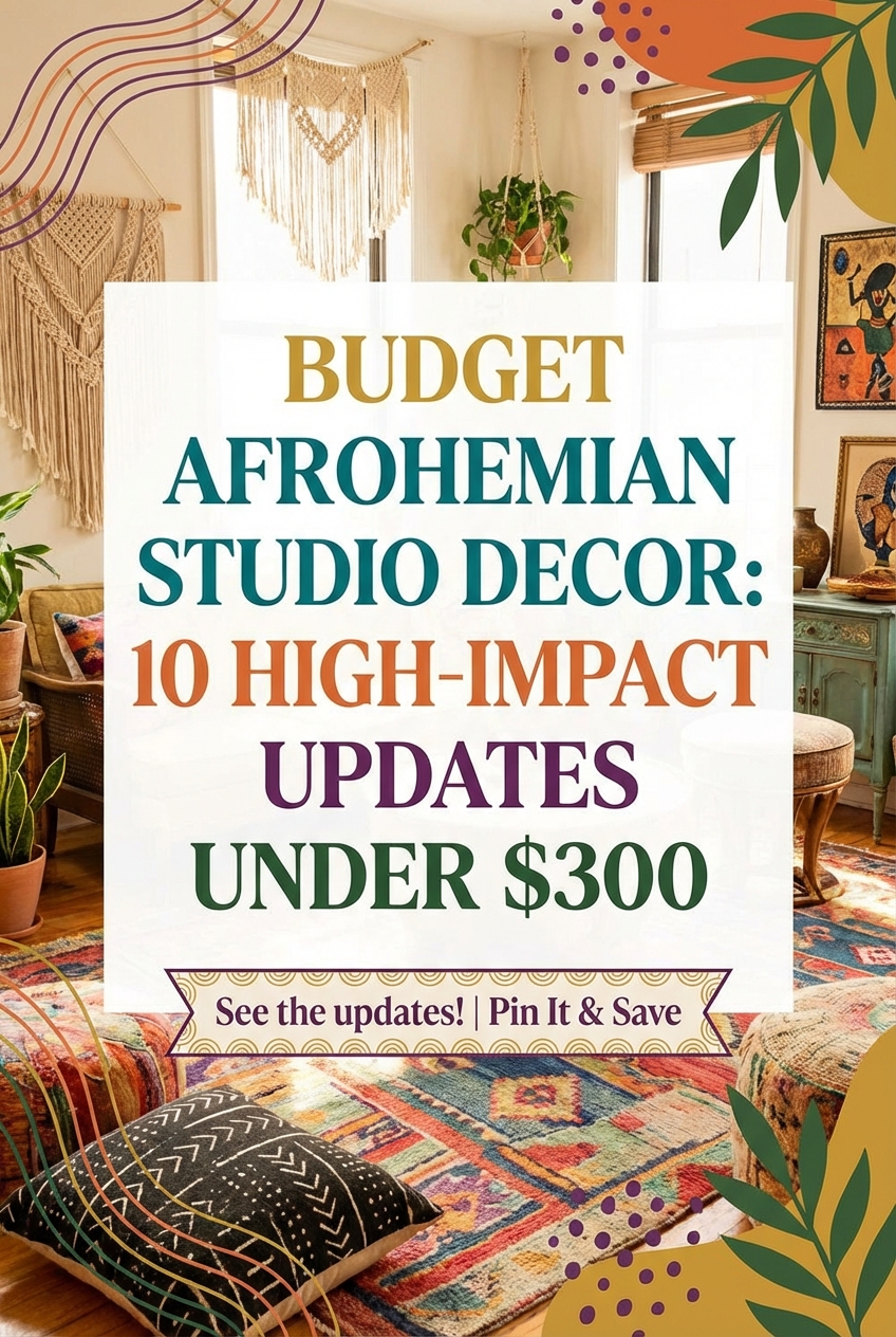 Budget Afrohemian Studio Decor: 10 High-Impact Updates Under $300 - photo 2