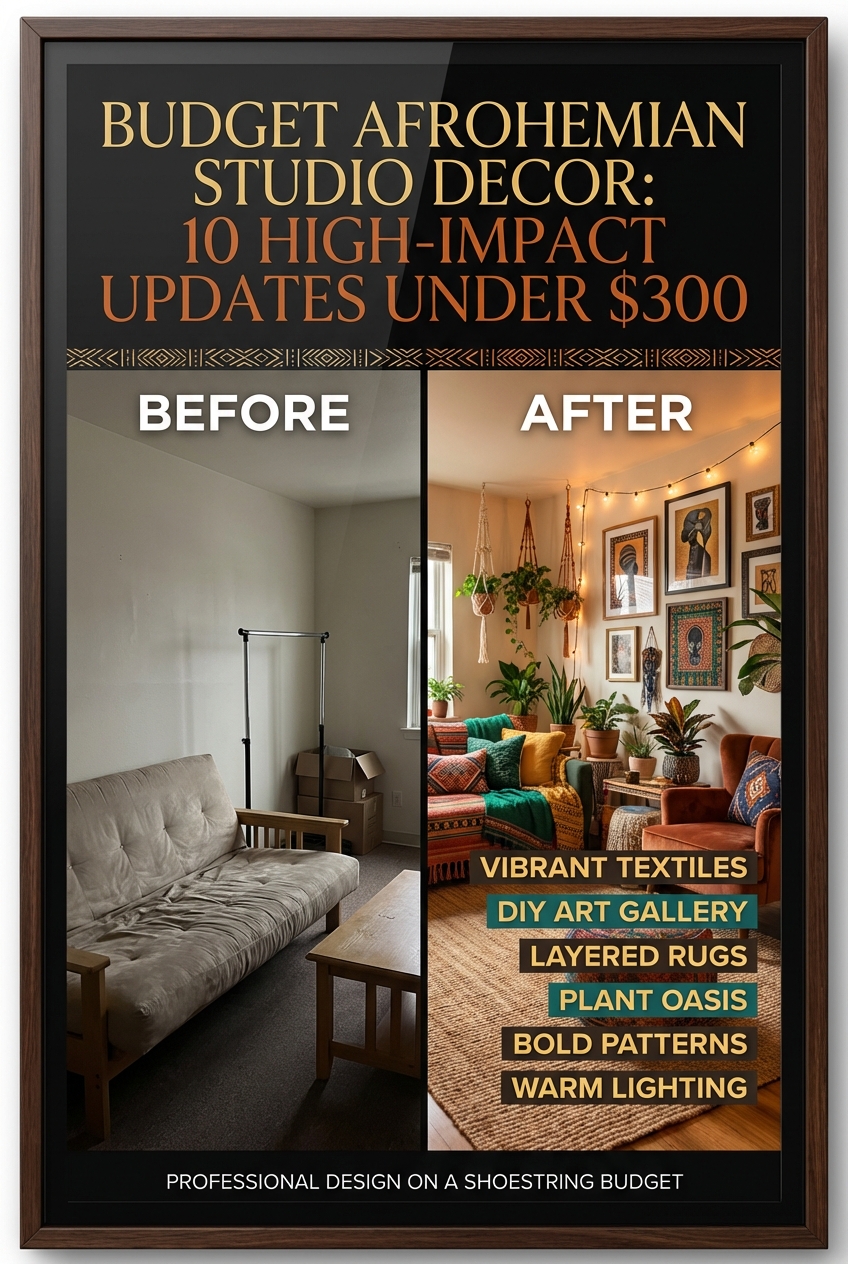 Budget Afrohemian Studio Decor: 10 High-Impact Updates Under $300 - photo 5