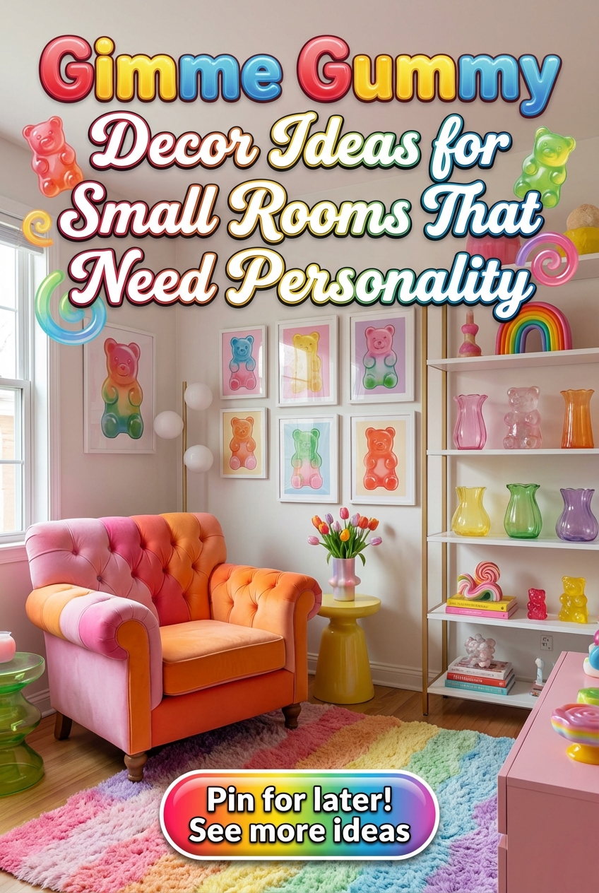 Gimme Gummy Decor Ideas for Small Rooms That Need Personality - photo 2