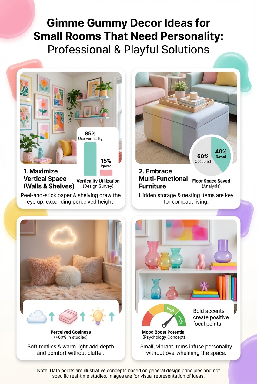 Gimme Gummy Decor Ideas for Small Rooms That Need Personality - photo 3
