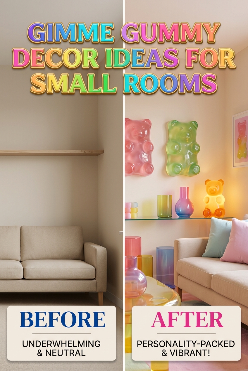 Gimme Gummy Decor Ideas for Small Rooms That Need Personality - photo 5