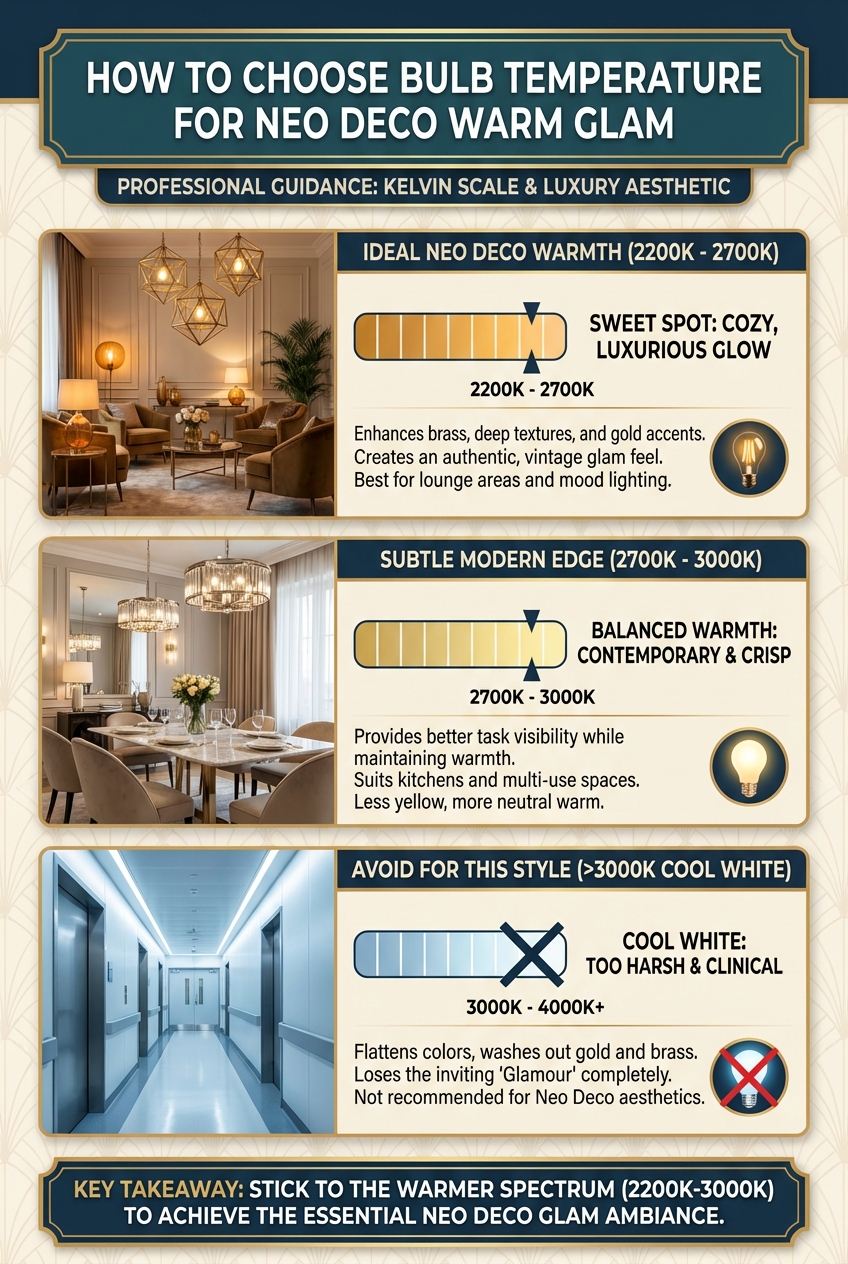 How to Choose Bulb Temperature for Neo Deco Warm Glam - photo 3