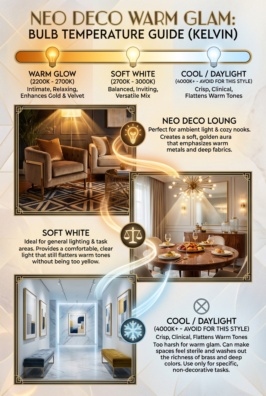 How to Choose Bulb Temperature for Neo Deco Warm Glam - photo 4