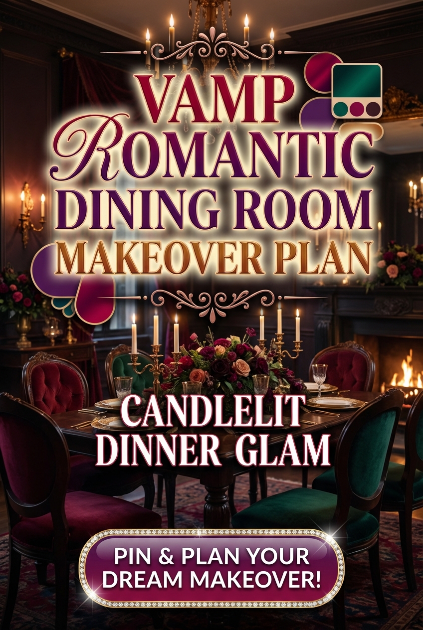 Vamp Romantic Dining Room Makeover Plan: Candlelit Dinner Glam - photo 2