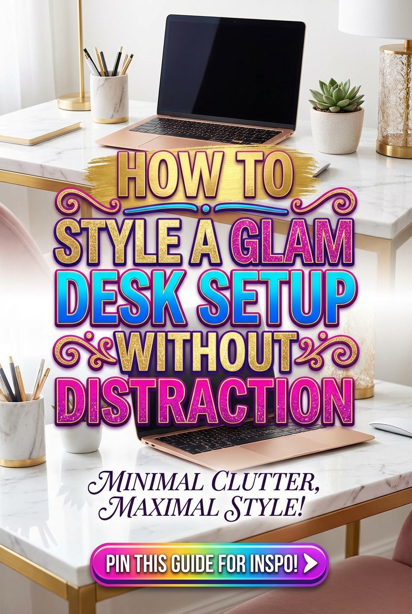 How to Style a Glam Desk Setup Without Distraction - photo 2