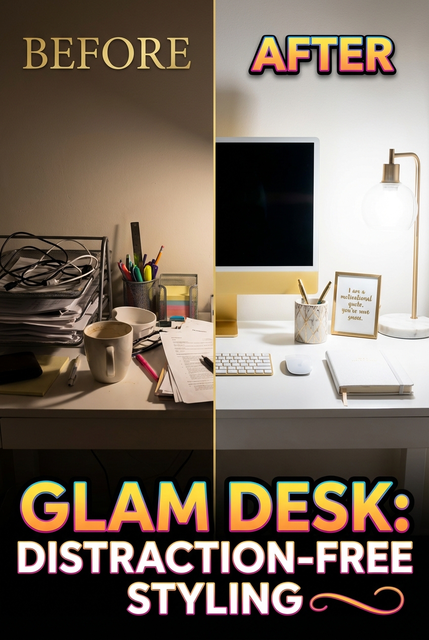 How to Style a Glam Desk Setup Without Distraction - photo 5