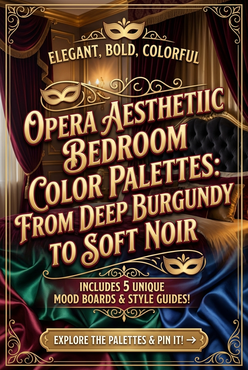 Opera Aesthetic Bedroom Color Palettes: From Deep Burgundy to Soft Noir - photo 2