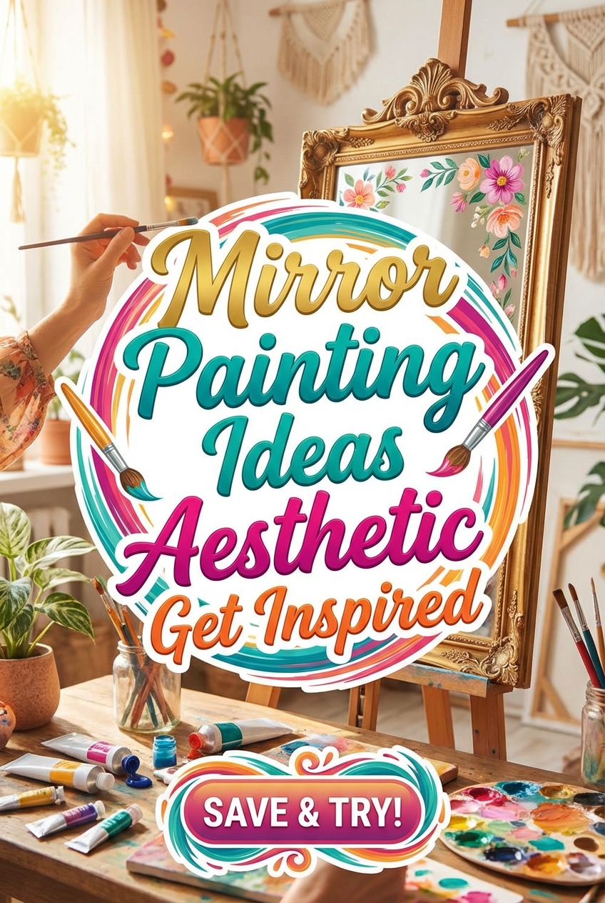 Mirror Painting Ideas Aesthetic Get Inspired - photo 2