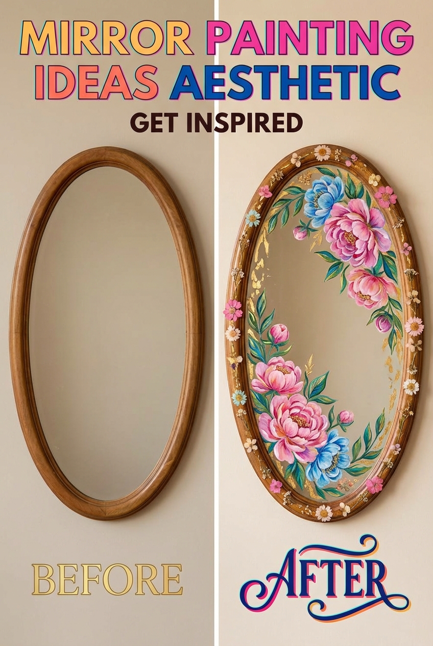 Mirror Painting Ideas Aesthetic Get Inspired - photo 5