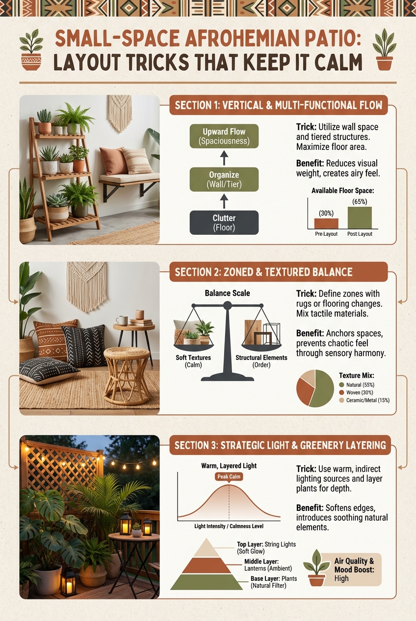 Small-Space Afrohemian Patio: Layout Tricks That Keep It Calm - photo 3