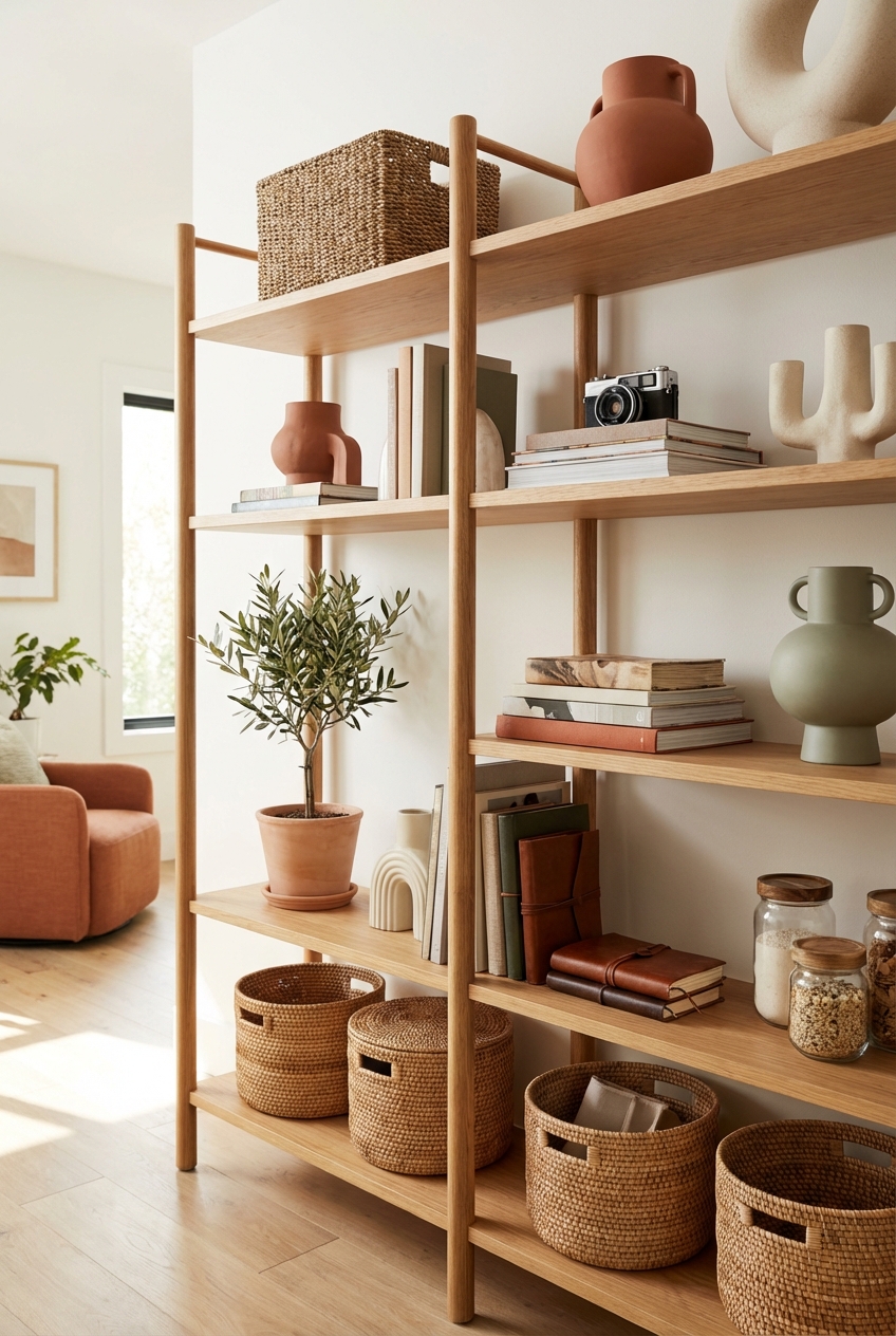 How to Style a “Functional Shelf” That Still Looks Like Decor