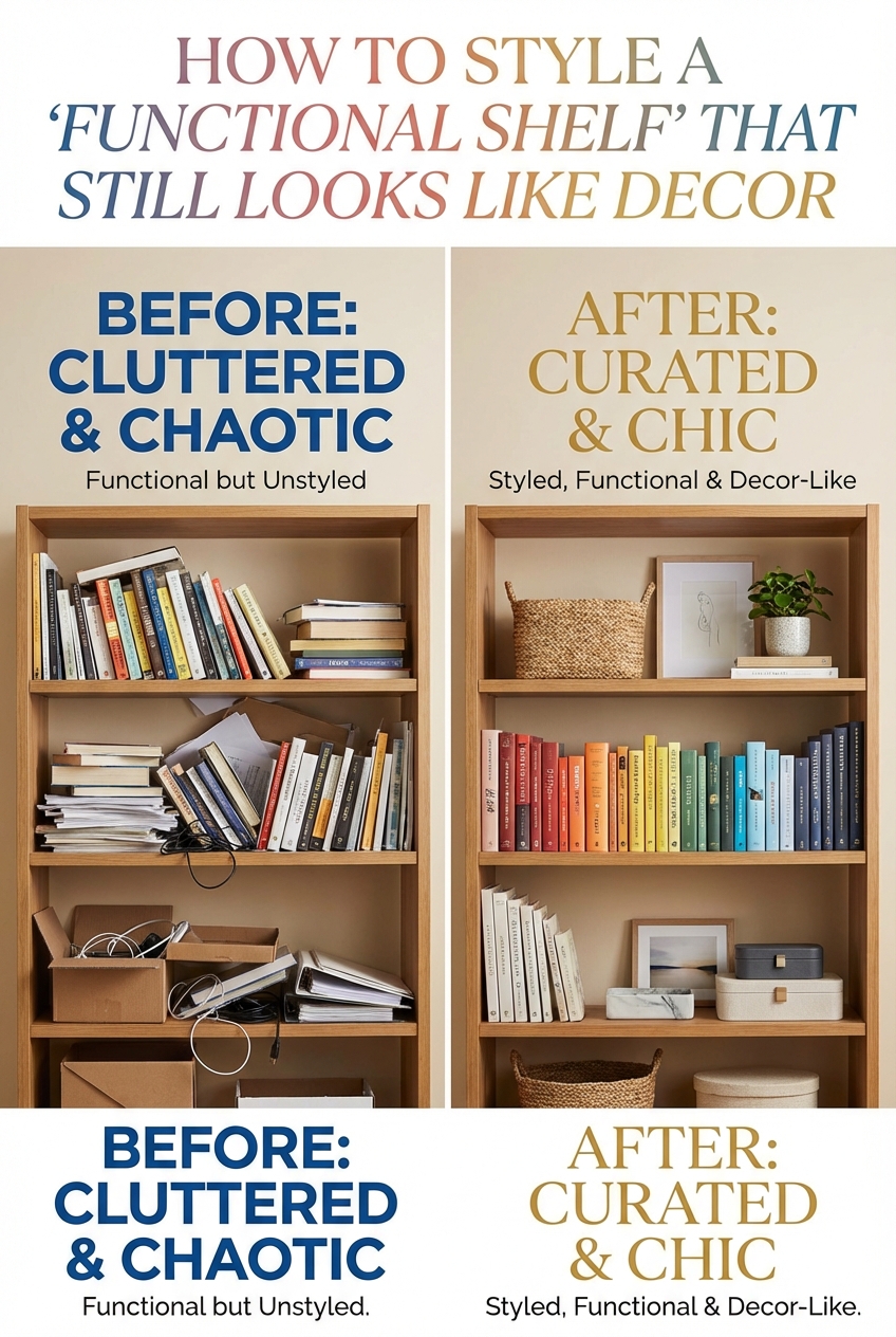 How to Style a “Functional Shelf” That Still Looks Like Decor - photo 5