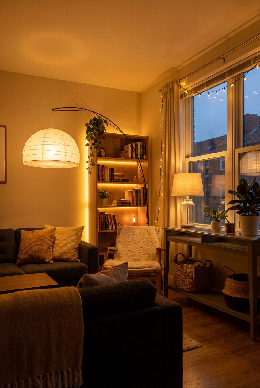How to Light an Apartment without Ceiling Lights Ambient Lighting Ideas