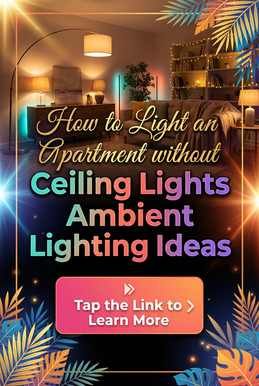 How to Light an Apartment without Ceiling Lights Ambient Lighting Ideas - photo 2