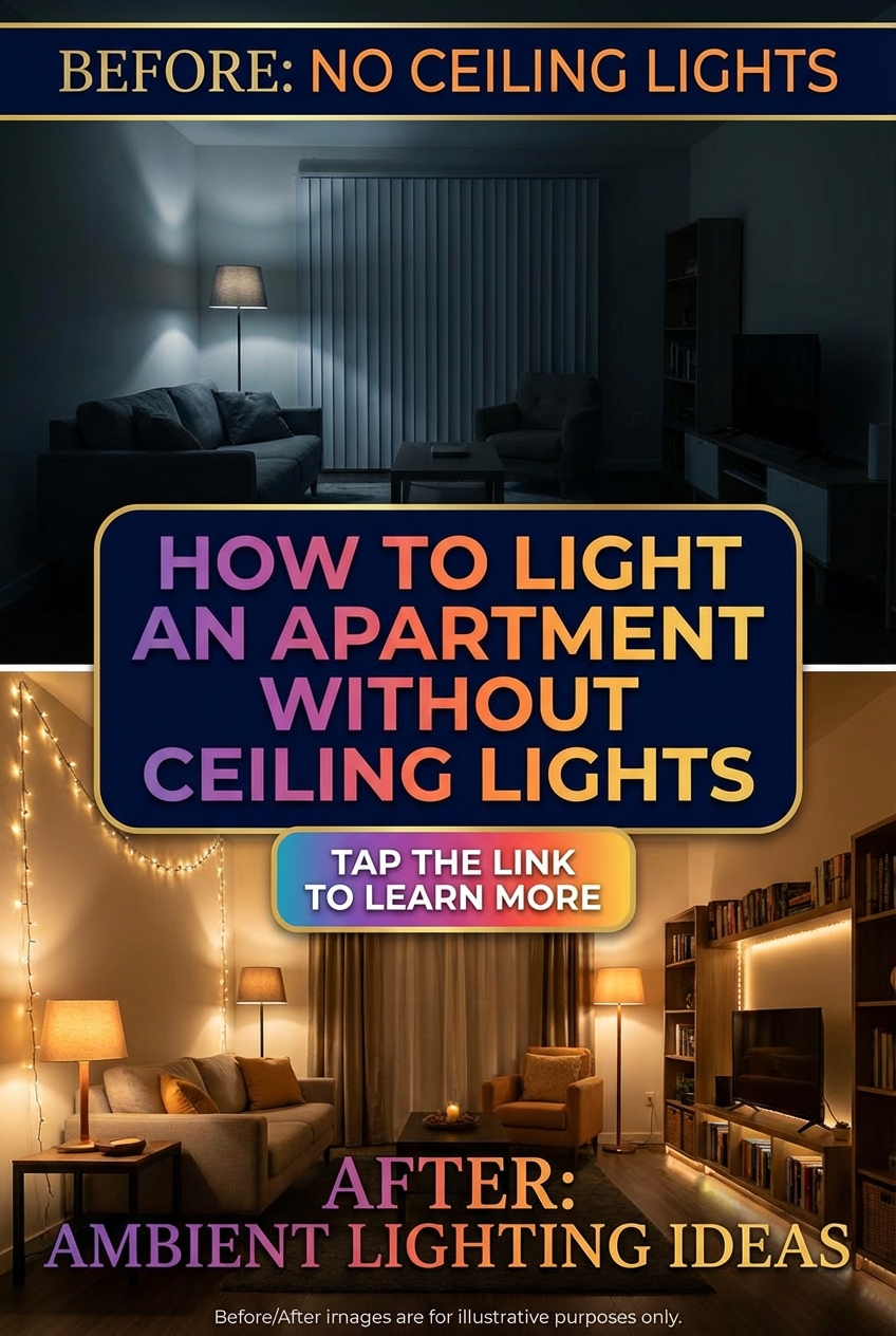 How to Light an Apartment without Ceiling Lights Ambient Lighting Ideas - photo 5