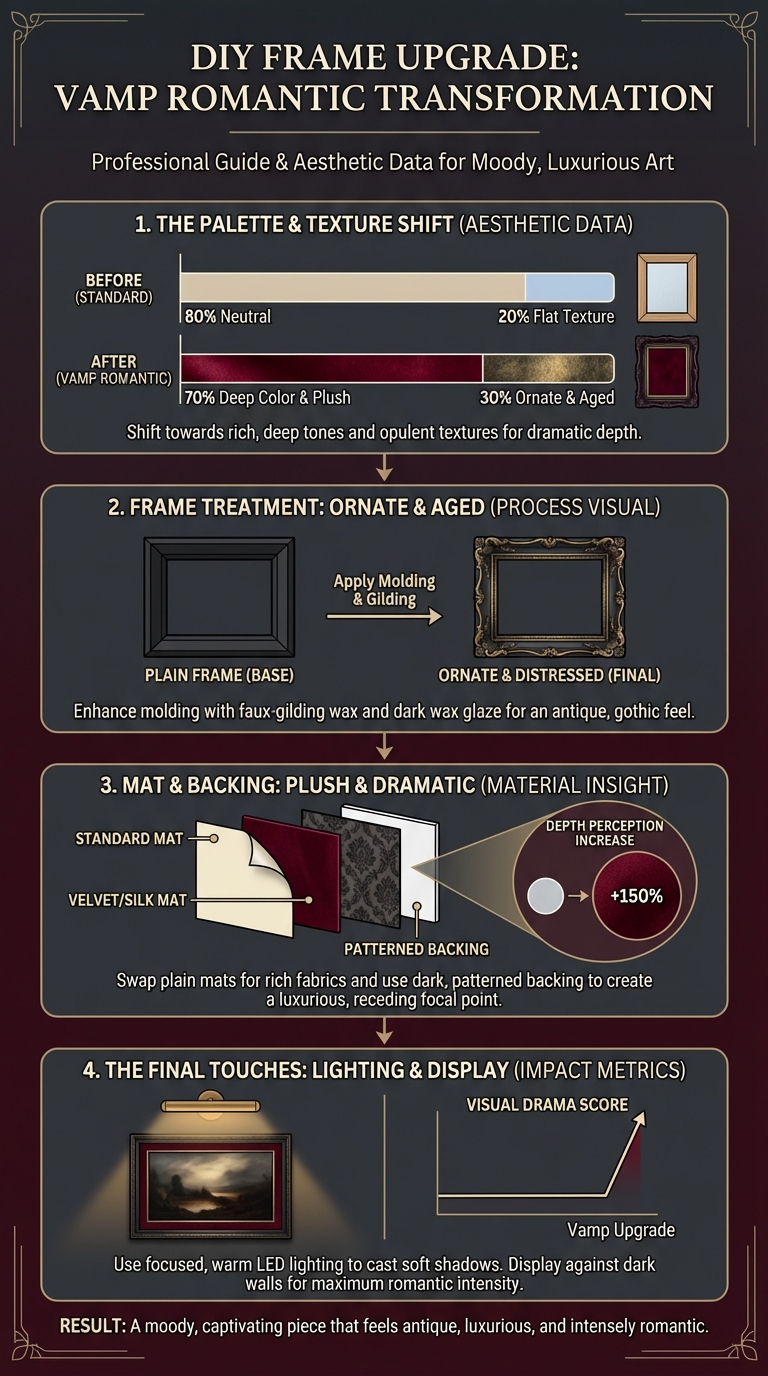 DIY Frame Upgrade: make any art feel Vamp Romantic - photo 3