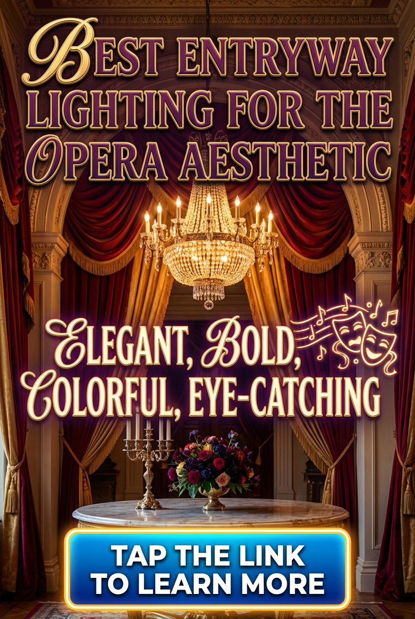 Best Entryway Lighting for the Opera Aesthetic - photo 2