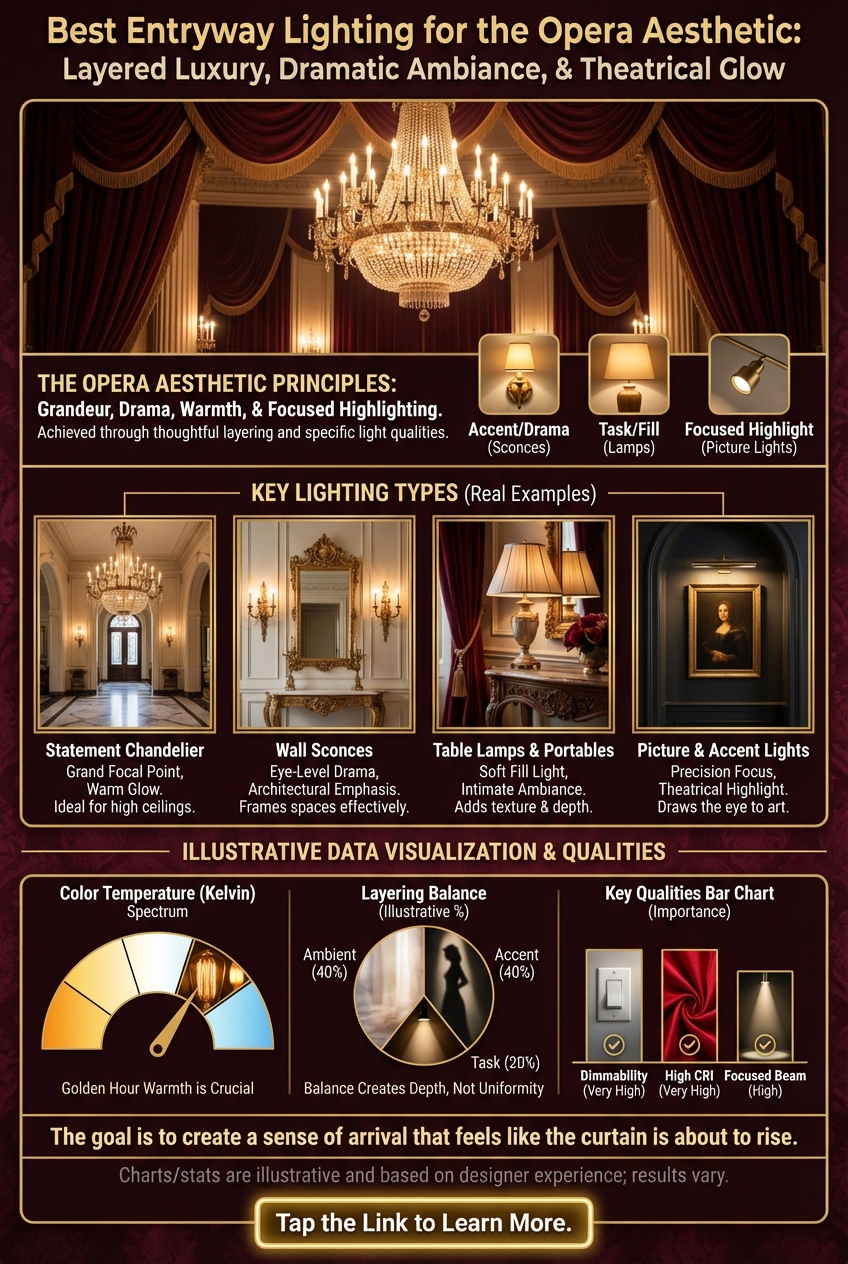 Best Entryway Lighting for the Opera Aesthetic - photo 3
