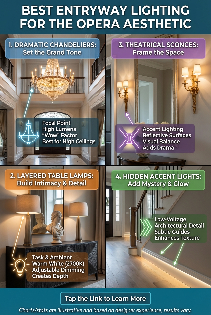 Best Entryway Lighting for the Opera Aesthetic - photo 4
