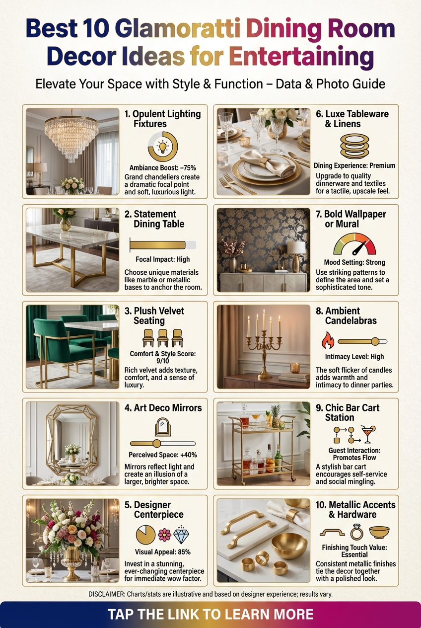 Best 10 Glamoratti Dining Room Decor Ideas for Entertaining - photo 3