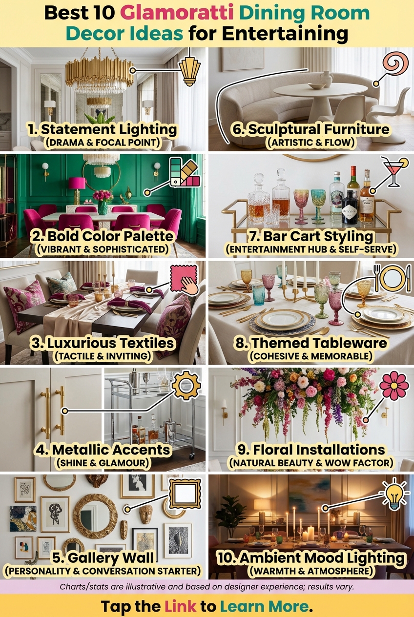 Best 10 Glamoratti Dining Room Decor Ideas for Entertaining - photo 4