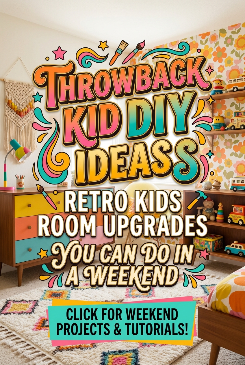 Throwback Kid DIY Ideas: Retro Kids Room Upgrades You Can Do in a Weekend - photo 2