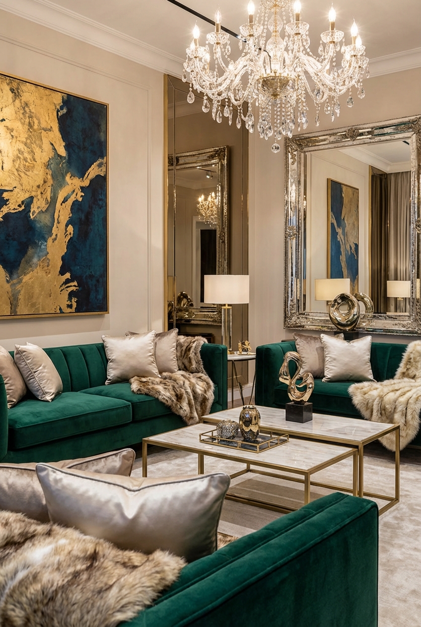 Best 10 Glamoratti Living Room Decor Ideas for Instant Luxe
