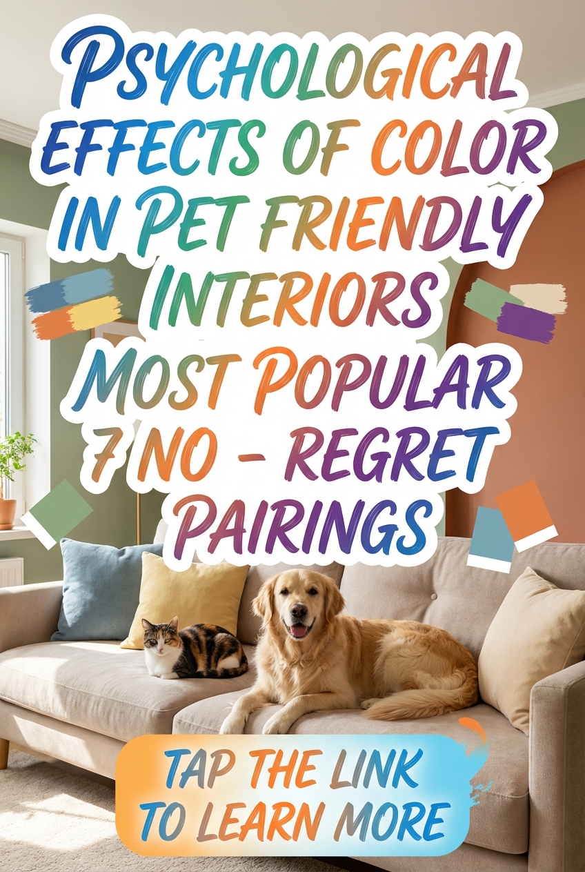 Psychological Effects of Color in Pet Friendly Interiors Most Popular Colors: 7 No – Regret Pairings - photo 2