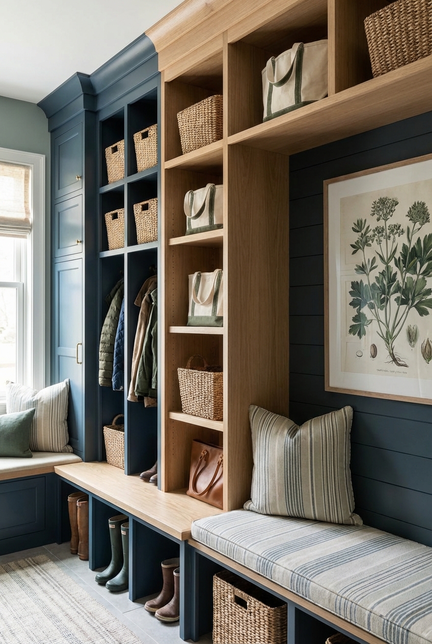 Darecations Mudroom Makeover Plan: Storage That Looks Good