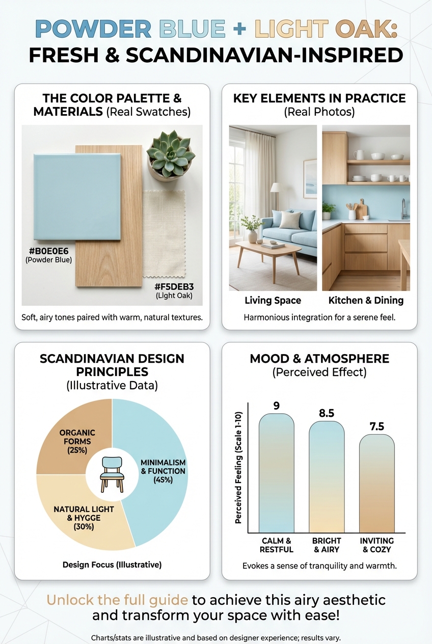 Powder Blue + Light Oak: Fresh and Scandinavian-Inspired - photo 3