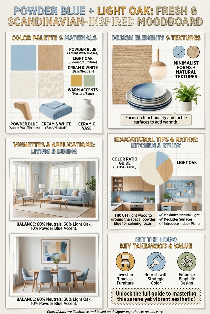 Powder Blue + Light Oak: Fresh and Scandinavian-Inspired - photo 4