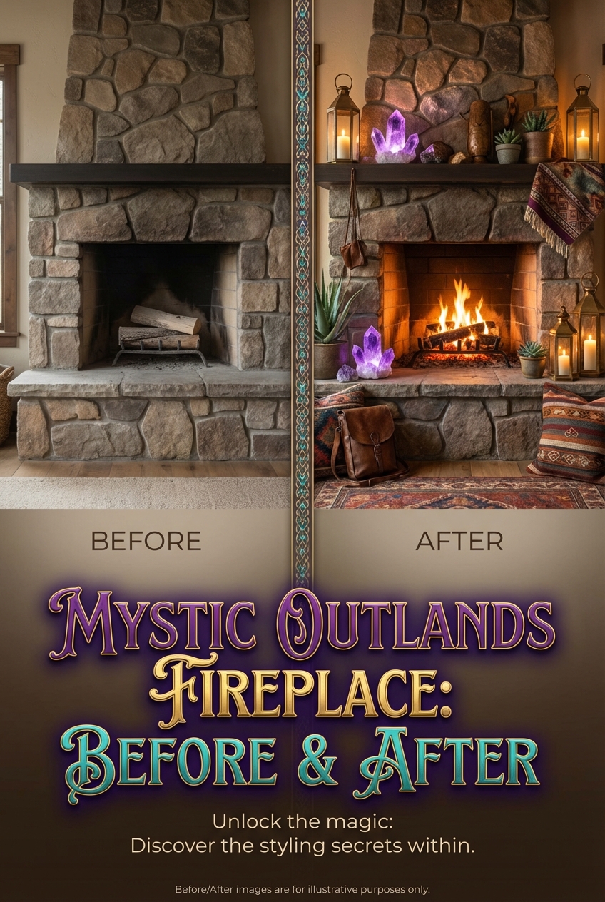Fireplace Styling Ideas for a Mystic Outlands Living Room - photo 5