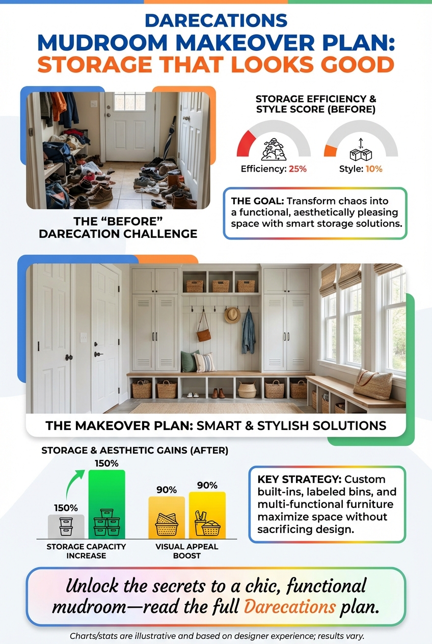 Darecations Mudroom Makeover Plan: Storage That Looks Good - photo 3