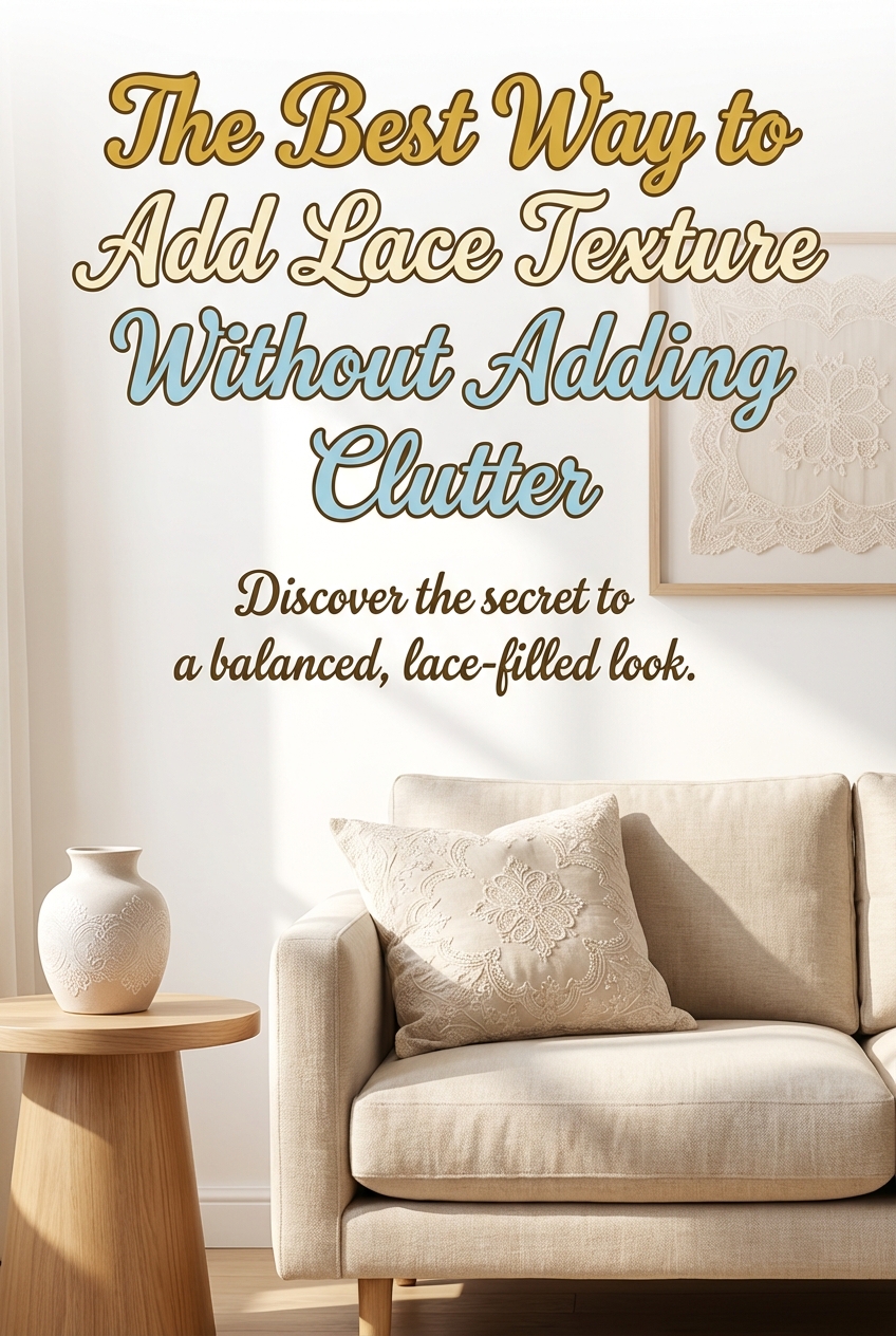 The Best Way to Add Lace Texture Without Adding Clutter - photo 2
