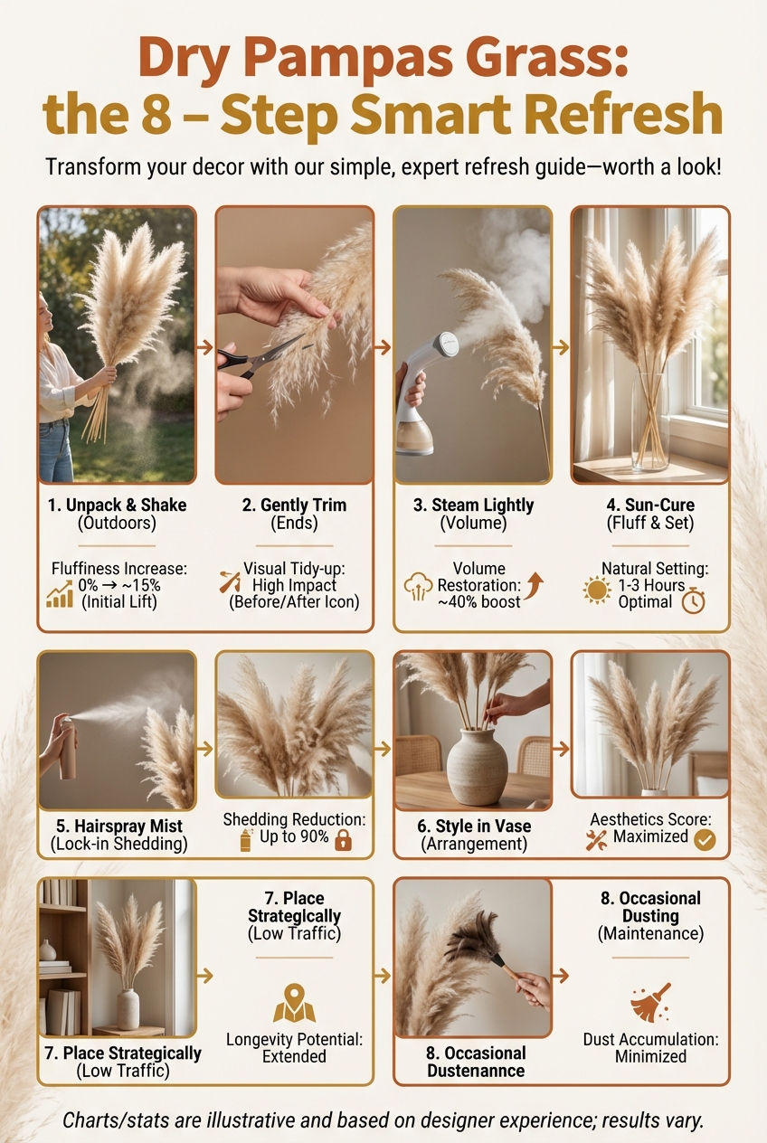 Dry Pampas Grass: the 8 – Step Smart Refresh - photo 3