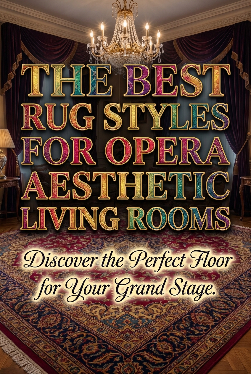 The Best Rug Styles for Opera Aesthetic Living Rooms - photo 2