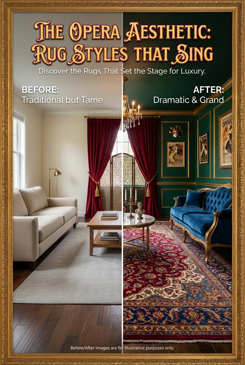 The Best Rug Styles for Opera Aesthetic Living Rooms - photo 5