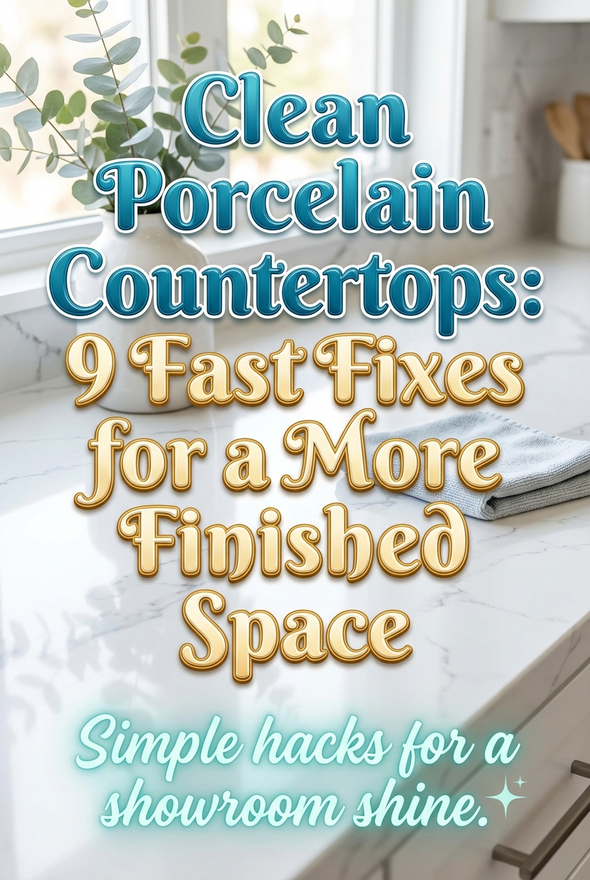 Clean Porcelain Countertops: 9 Fast Fixes for a More Finished Space - photo 2