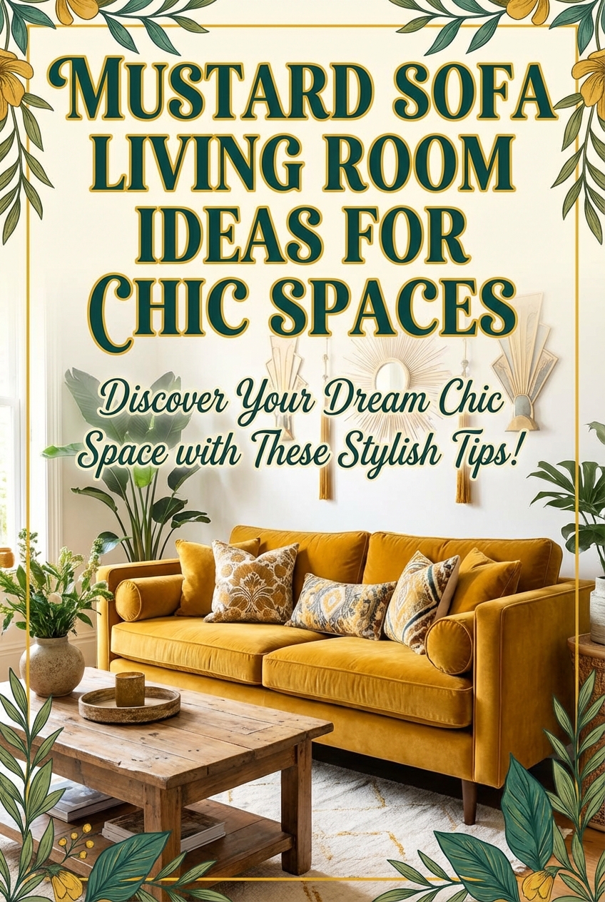 Mustard Sofa Living Room Ideas for Chic Spaces - photo 2