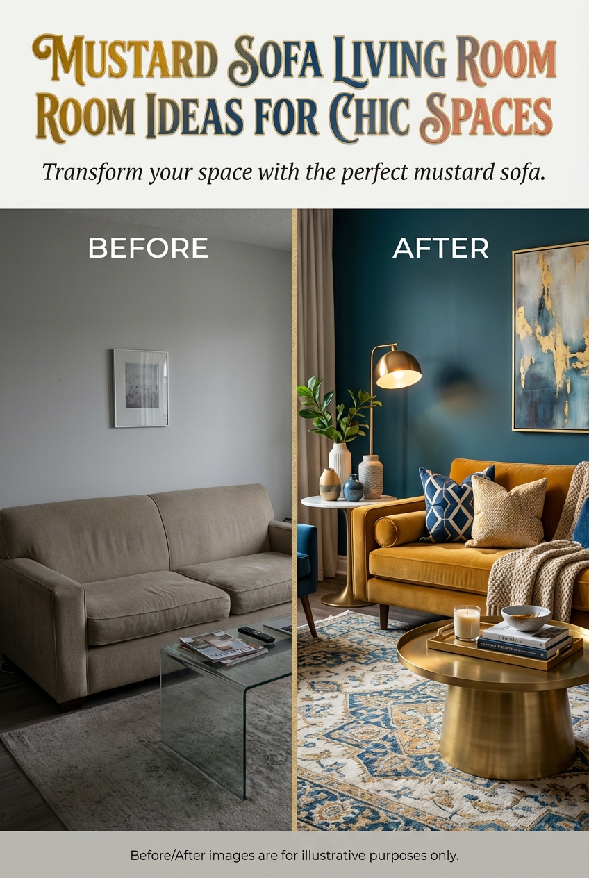 Mustard Sofa Living Room Ideas for Chic Spaces - photo 5