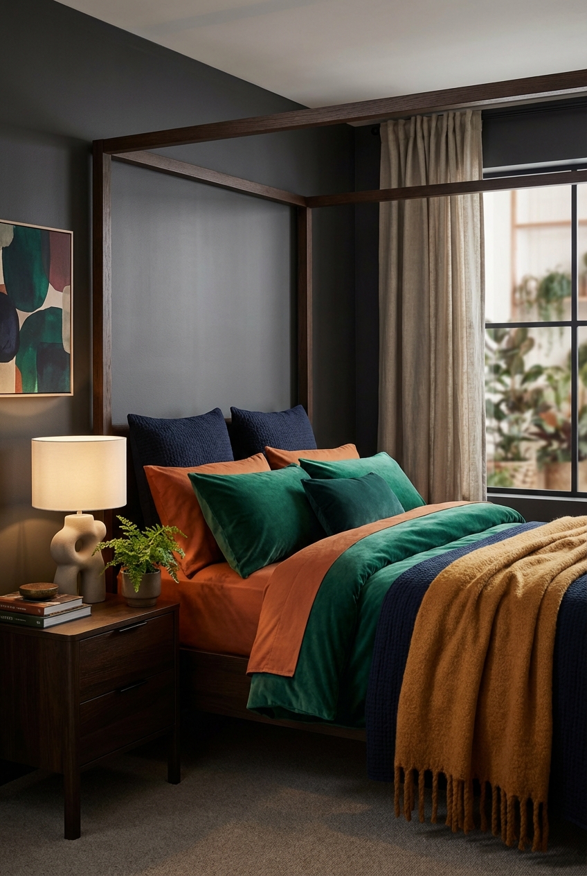 Dark Wood Bedroom Furniture – 10 Cozy Color Matches