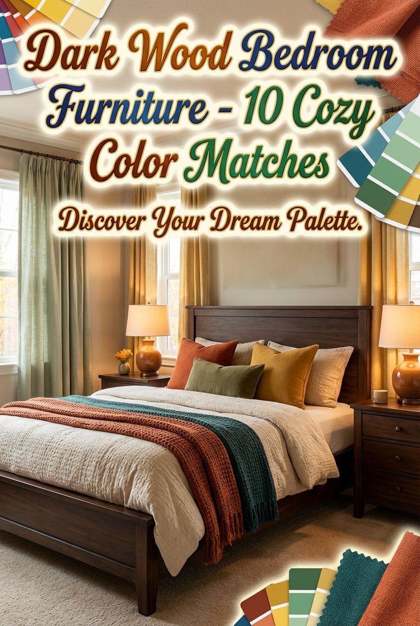 Dark Wood Bedroom Furniture – 10 Cozy Color Matches - photo 2