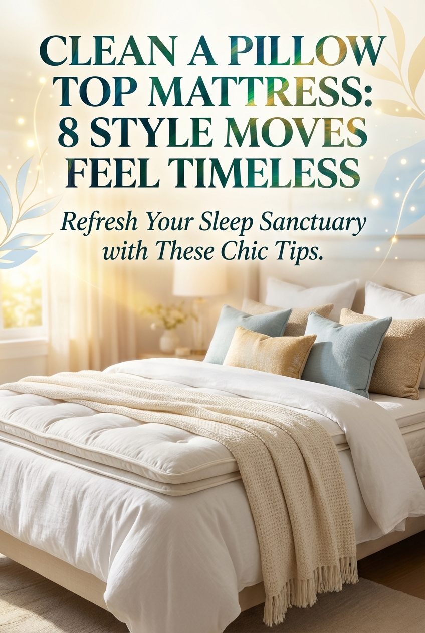 Clean a Pillow Top Mattress: 8 Style Moves That Feel Timeless - photo 2