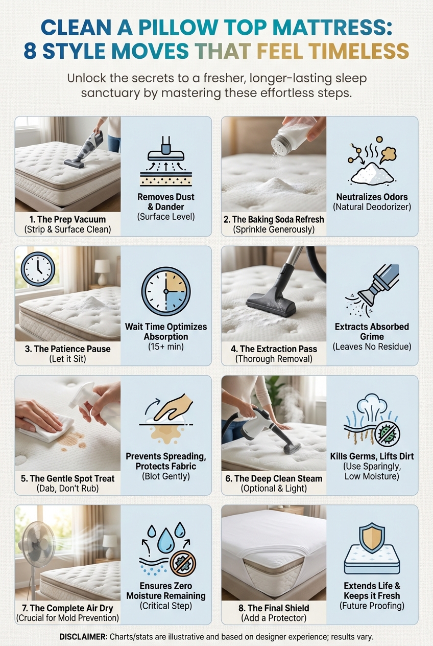 Clean a Pillow Top Mattress: 8 Style Moves That Feel Timeless - photo 3