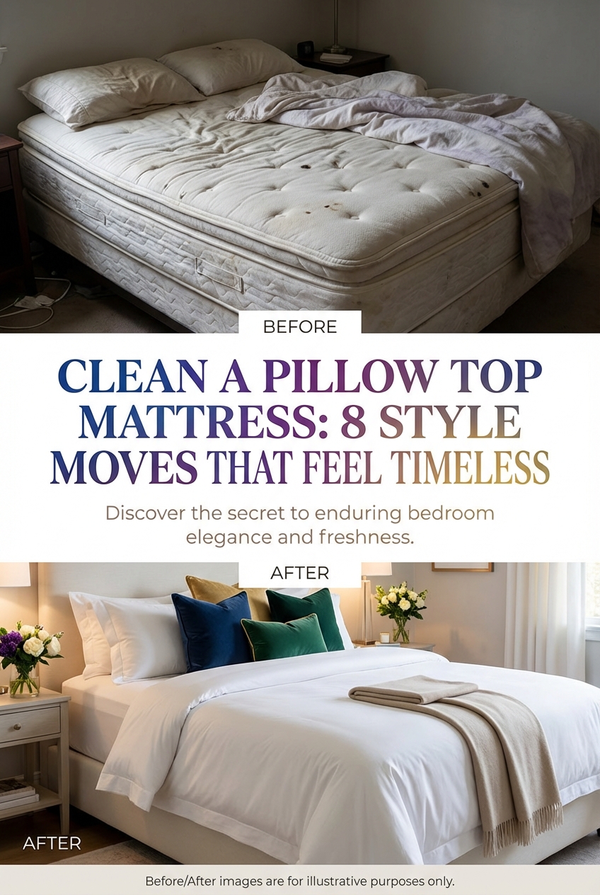 Clean a Pillow Top Mattress: 8 Style Moves That Feel Timeless - photo 5