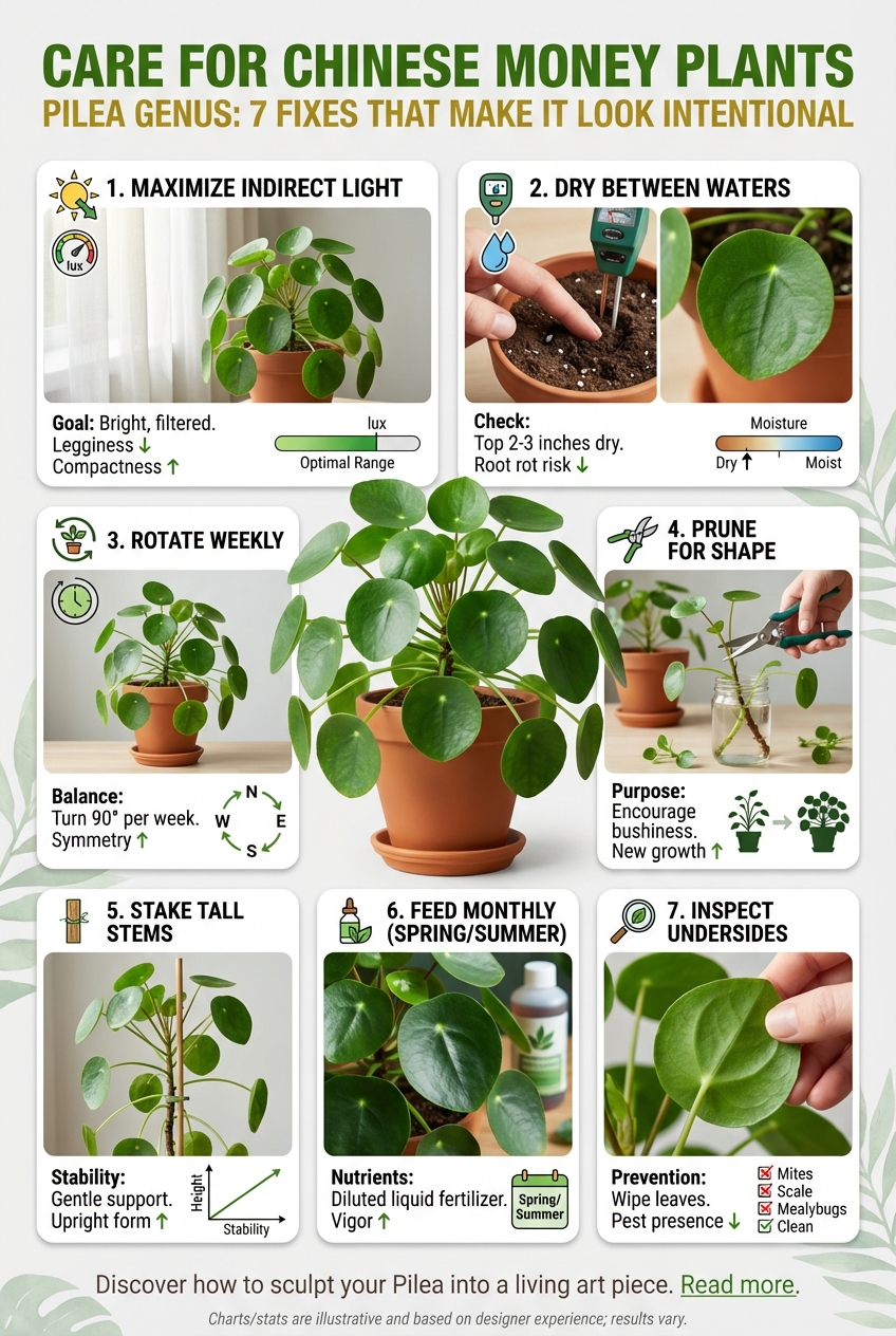 Care for Chinese Money Plants Pilea Genus: 7 Fixes That Make It Look Intentional - photo 3