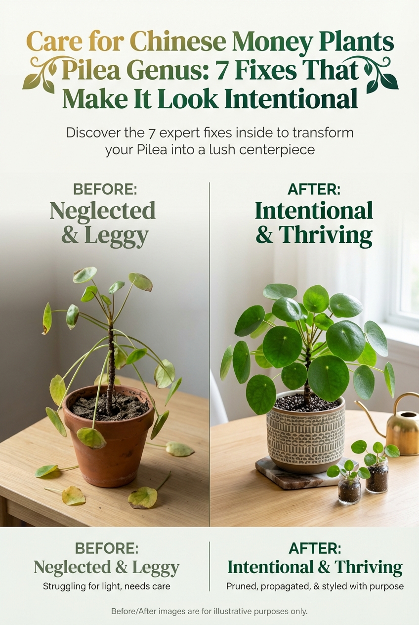 Care for Chinese Money Plants Pilea Genus: 7 Fixes That Make It Look Intentional - photo 5