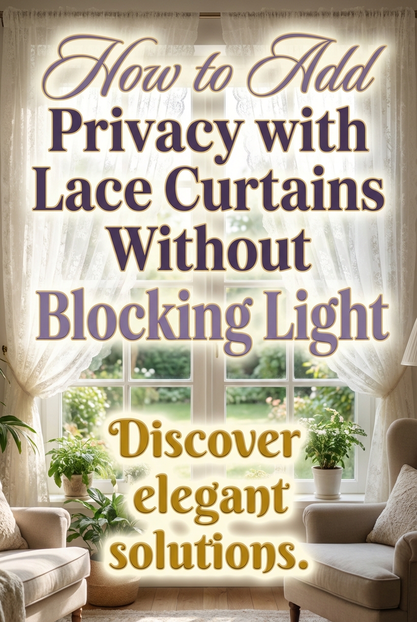 How to Add Privacy with Lace Curtains Without Blocking Light - photo 2